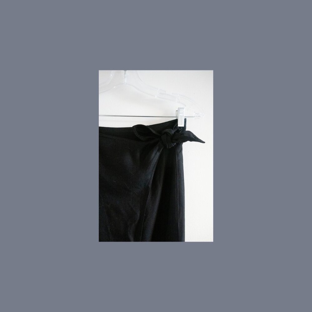 Suzan Grant Linen Wrap Skirt